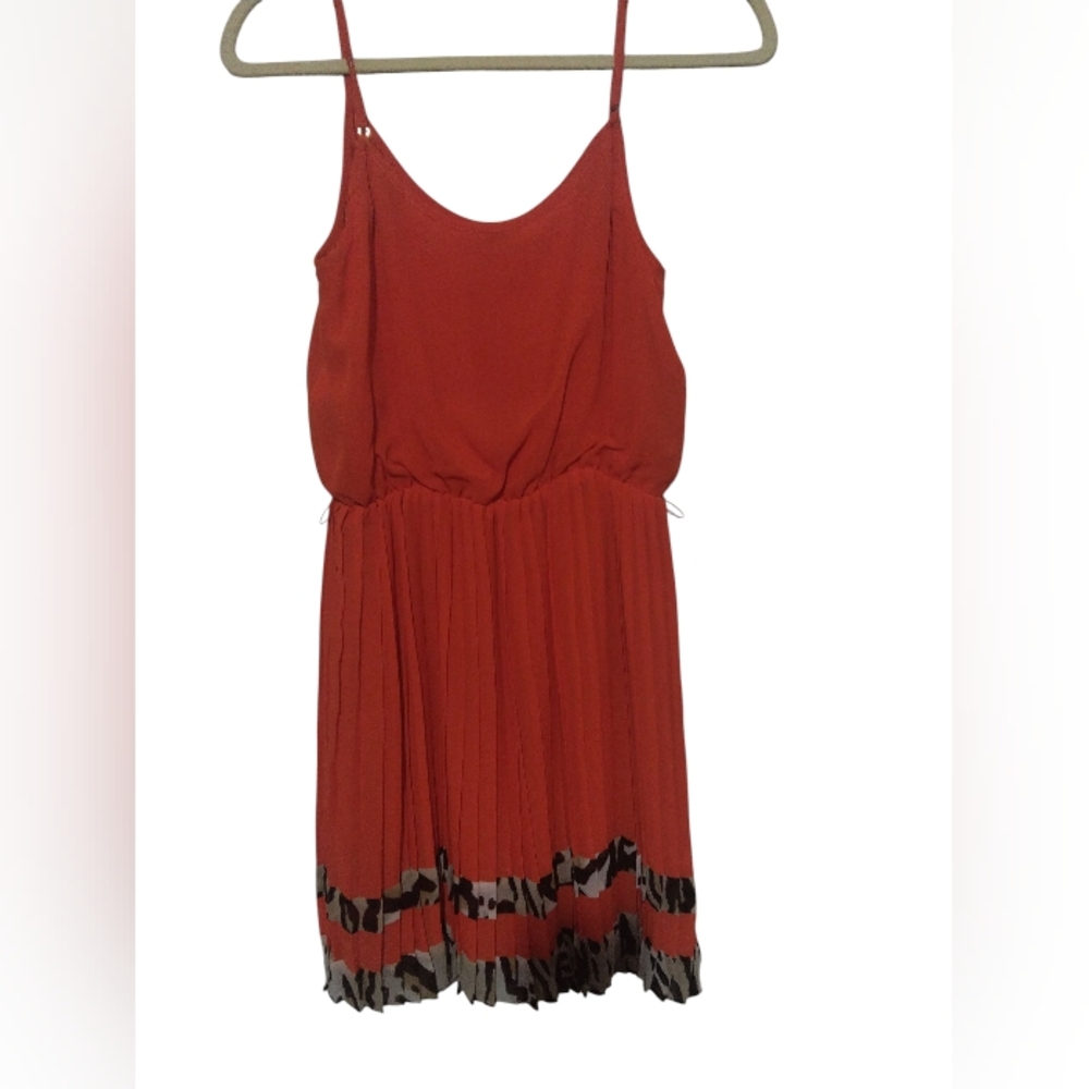 Cache Red Mini Sundress with Spaghetti Straps - Picture 2 of 4